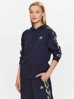 Adidas: Синяя толстовка 