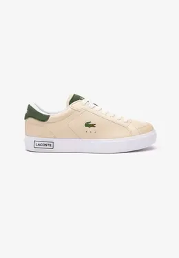 Lacoste: Белые кеды 