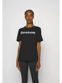 Reebok: Чёрная футболка 