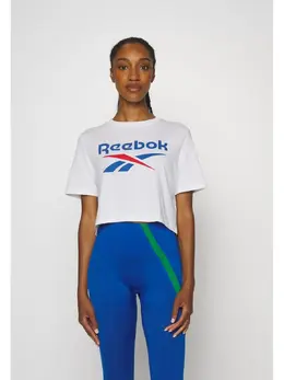 Reebok: Белая футболка 