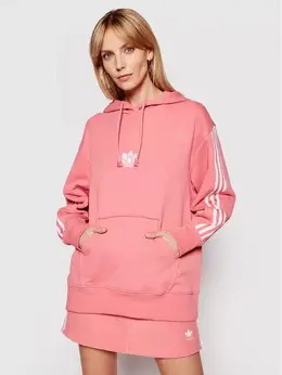 Adidas: Розовая толстовка 