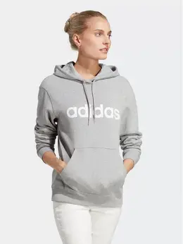 Adidas: Серая толстовка 