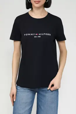 Tommy Hilfiger: Синяя футболка 