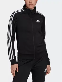 Adidas: Чёрная толстовка 