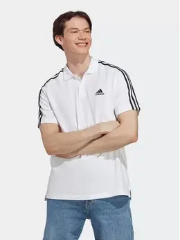 Adidas: Белая футболка 