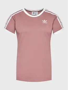 Adidas: Розовая футболка 