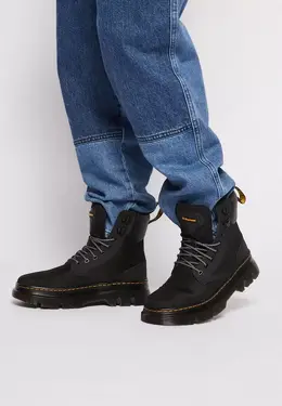 Dr. Martens: Чёрные ботинки 