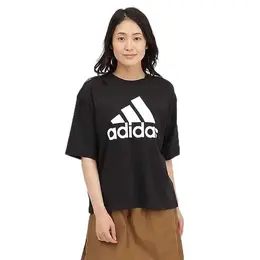 adidas: Чёрная футболка  Essentials