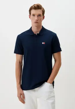 Tommy Hilfiger: Синее поло 