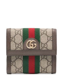 Gucci: Кошелёк  Ophidia GG в полоску