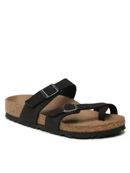 Birkenstock: Чёрные шлёпанцы  Mayari