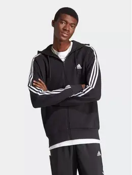 Adidas: Чёрная толстовка 