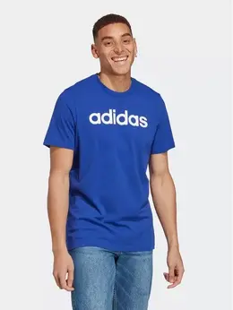 Adidas: Синяя футболка 