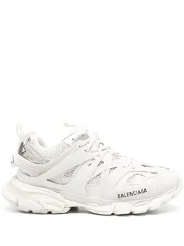 Balenciaga: Белые кроссовки  Track