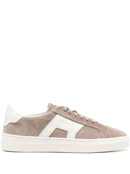 Santoni: Белые кроссовки 