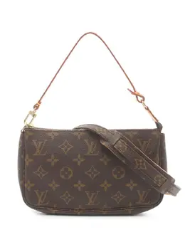 Louis Vuitton Pre-Owned: Коричневый клатч 