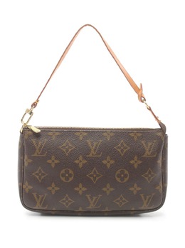 Louis Vuitton Pre-Owned: Коричневый клатч 