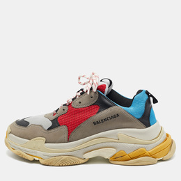 Balenciaga: Многоцветные кроссовки  Triple S