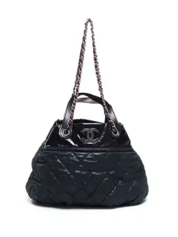 CHANEL Pre-Owned: Чёрная сумка 