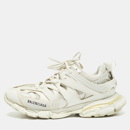 Balenciaga: Белые кроссовки 