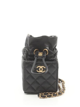 CHANEL Pre-Owned: Чёрная сумка 