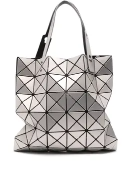 Bao Bao Issey Miyake: Серебристая сумка-шоппер 