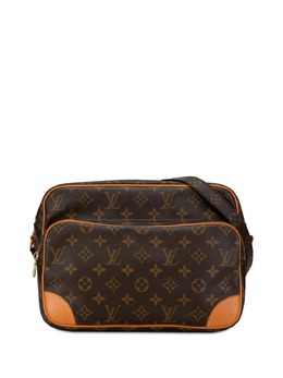 Louis Vuitton Pre-Owned: Коричневая сумка через плечо 