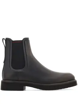 Ferragamo: Чёрные ботинки 