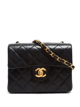CHANEL Pre-Owned: Чёрная сумка 