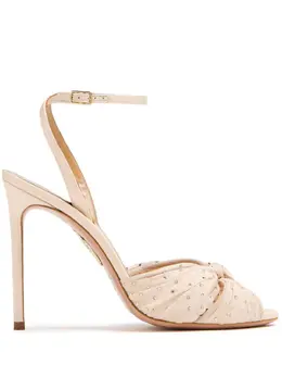 Aquazzura: Розовые сандалии 