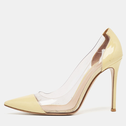 Gianvito Rossi: Жёлтые туфли  Plexi