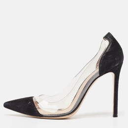 Gianvito Rossi: Чёрные туфли  Plexi