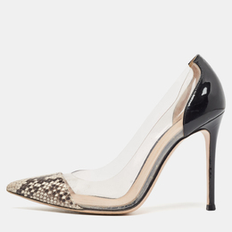 Gianvito Rossi: Многоцветные туфли  Plexi