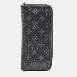 Louis Vuitton: Чёрный кошелёк  Zippy