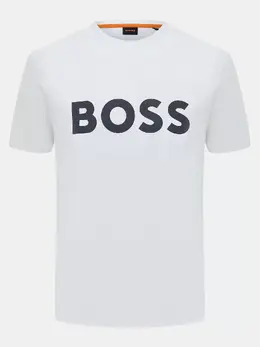 BOSS: Белая футболка 