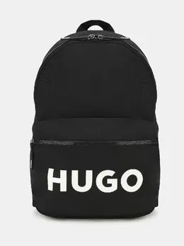 HUGO BOSS: Чёрный рюкзак 