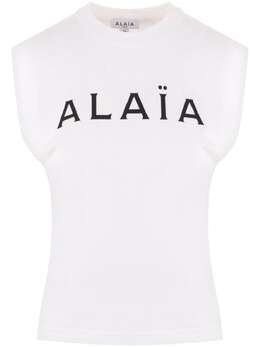 AlaÏa: Хлопковая футболка 