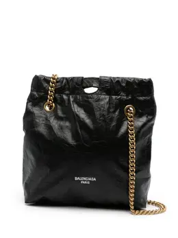 Balenciaga: Сумка-шоппер с принтом 