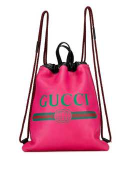 Gucci Pre-Owned: Розовый рюкзак 