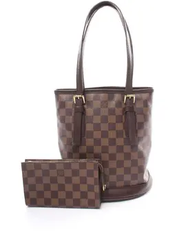 Louis Vuitton Pre-Owned: Коричневая сумка-шоппер 