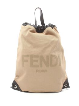 Fendi Pre-Owned: Бежевый рюкзак 