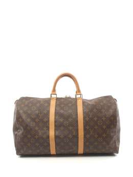 Louis Vuitton Pre-Owned: Коричневая сумка 