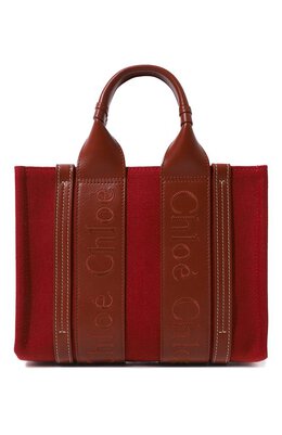 Chloé: Красная сумка  Woody Small