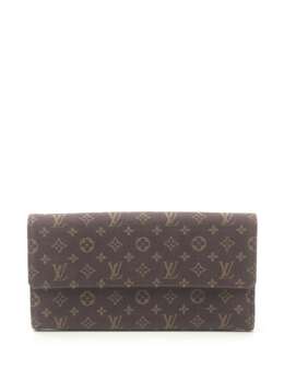 Louis Vuitton Pre-Owned: Коричневый кошелёк 