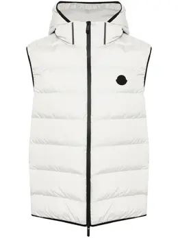 Moncler: Светлый жилет 