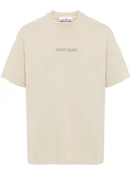 Stone Island: Хлопковая футболка 