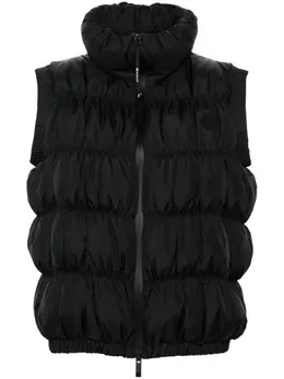 Moncler: Чёрный жилет 