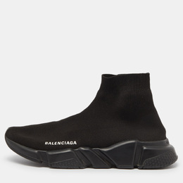 Balenciaga: Чёрные кроссовки  Speed Trainer