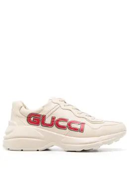 Gucci: Бежевые кроссовки 