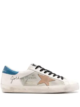 Golden Goose: Белые кроссовки  Superstar sneakers